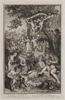 KG 11564
<br/>
Herders en herderinnen vieren feest
<br/>
<em>Picart, Bernard (1673-1733)</em>